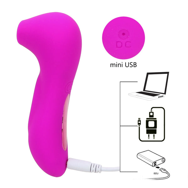 Silicone Recharable Clitoral Vibrator