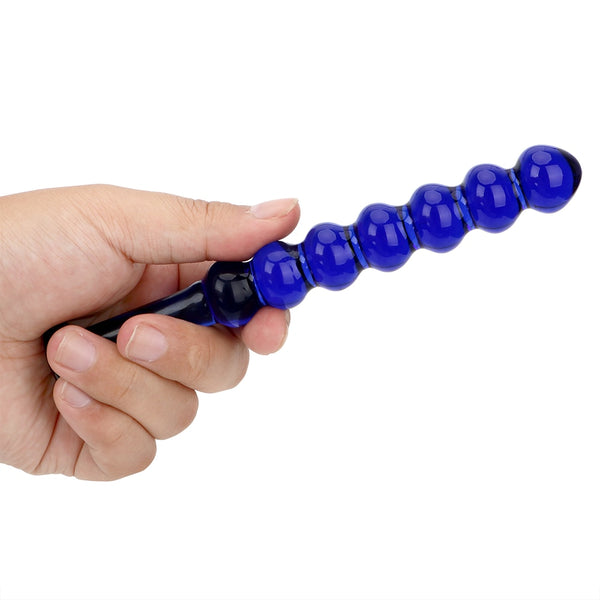 Glass Anal Beads Plug