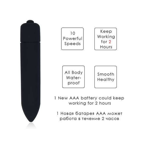 Silicone Anal Plug and 10 Speed Bullet Vibrator Kits