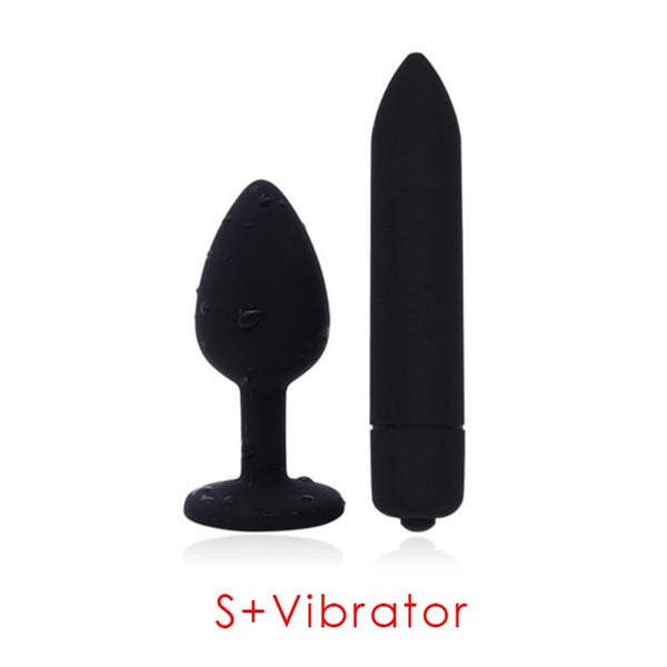 Silicone Anal Plug and 10 Speed Bullet Vibrator Kits
