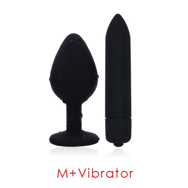 Silicone Anal Plug and 10 Speed Bullet Vibrator Kits