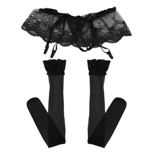 Erotic Lace Garter Belt