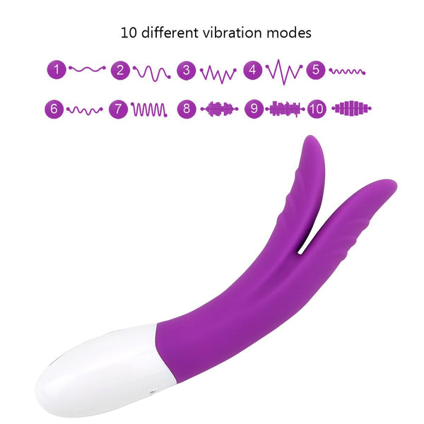 10 Frequency Clitoris Vibrator Stimulator