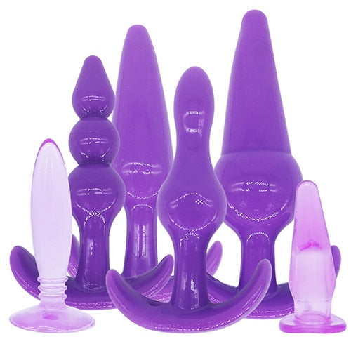 Silicone Anal Plugs  6pcs/set